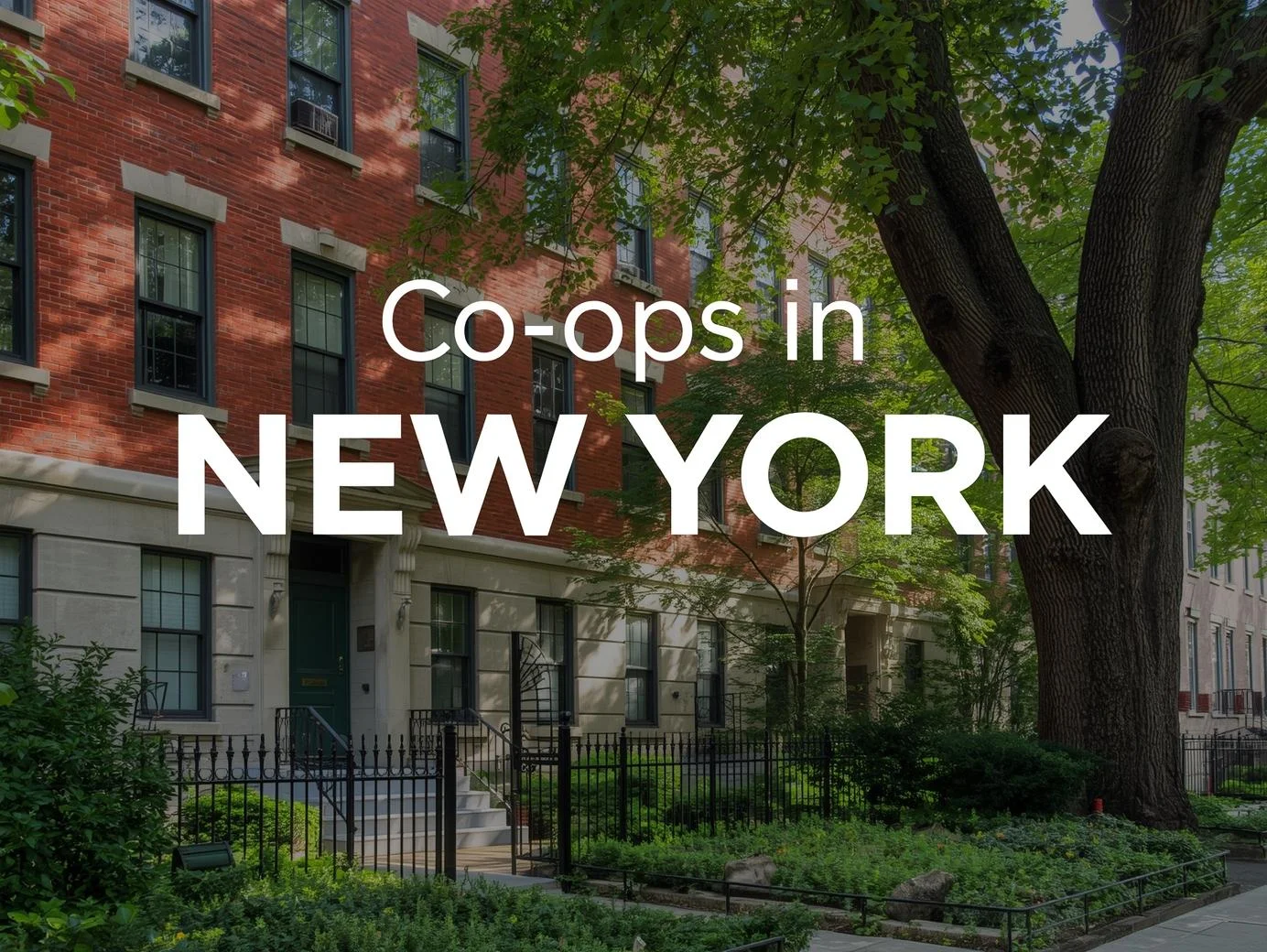 Red-brick co-op building in New York