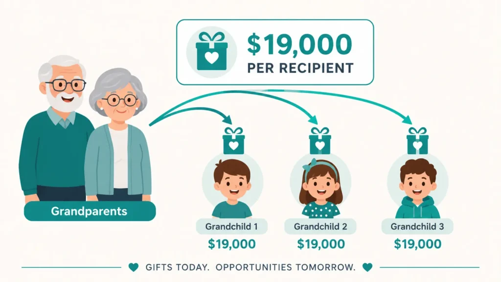 Grandparents gifting to grandchildren tax free